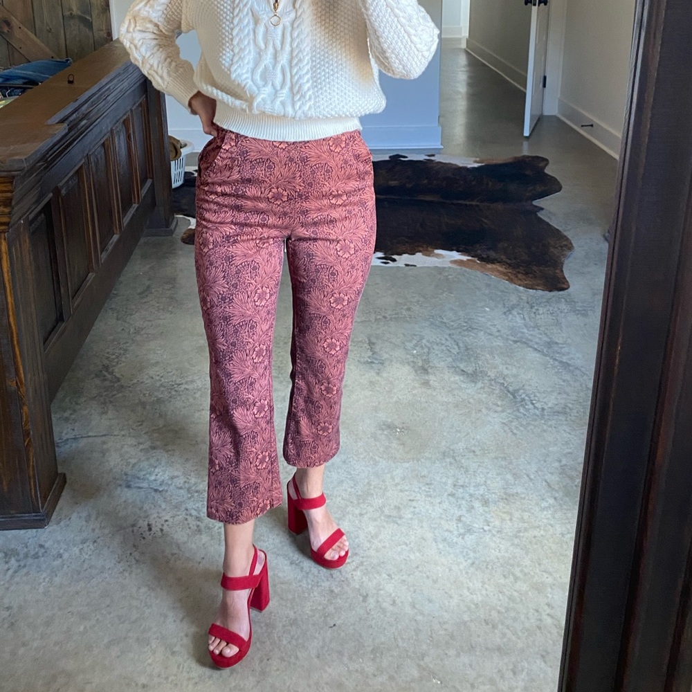 High Waisted Cropped H&M + Morris & Co Pants